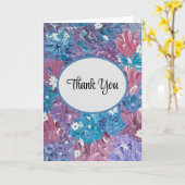 Blissful Blue Dank je wel Kaart (Gele Bloem)