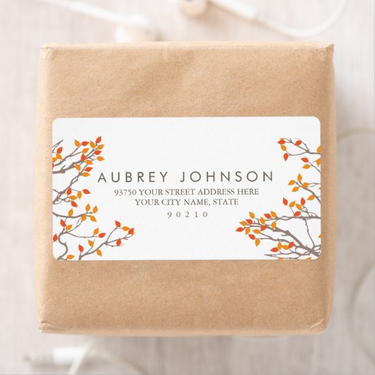 Blissful Branches Adresetiketten Etiket (Insitu)