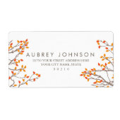 Blissful Branches Adresetiketten Etiket (Voorkant)