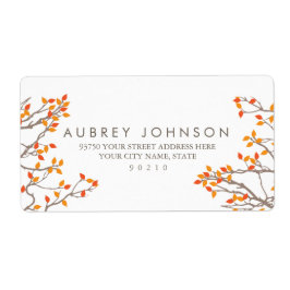 Blissful Branches Adresetiketten Etiket