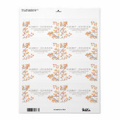 Blissful Branches Adresetiketten Etiket (Full Sheet)