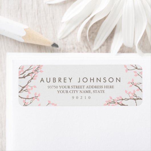 Blissful Branches Adresetiketten Etiket (Insitu)