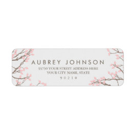 Blissful Branches Adresetiketten Etiket