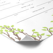 Blissful Branches Keepomwille Marriage Certificate Poster (Hoek)
