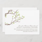 Blissful Branches Retirement Party nodigt uit Kaart (Voorkant / Achterkant)