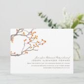 Blissful Branches Retirement Party nodigt uit Kaart (Staand voorkant)