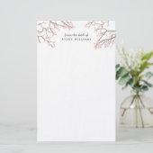 Blissful Branches Stationery Briefpapier (Staand voorkant)