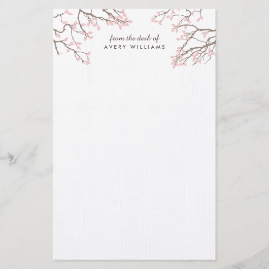 Blissful Branches Stationery Briefpapier (Voorkant)