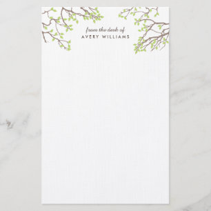 Blissful Branches Stationery Briefpapier
