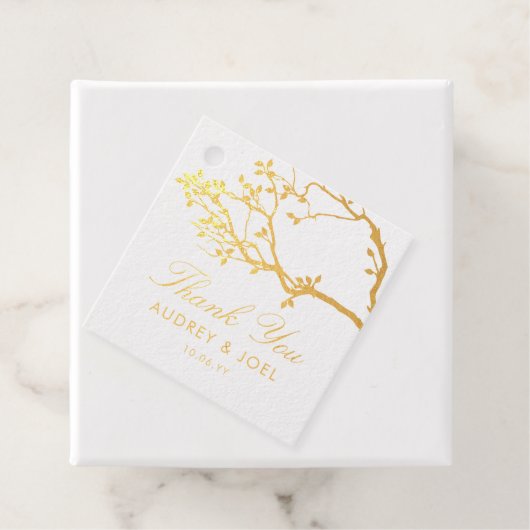 Blissful Branches Wedding Bedankjes Labels (Met doos)