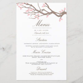 Blissful Branches Wedding Dinner Menu