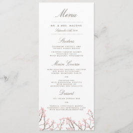 Blissful Branches Wedding Dinner Menu