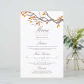 Blissful Branches Wedding Dinner Menu (Staand voorkant)