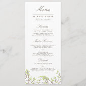 Blissful Branches Wedding Dinner Menu (Voorkant)