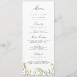 Blissful Branches Wedding Dinner Menu