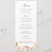 Blissful Branches Wedding Dinner Menu (Voorkant)