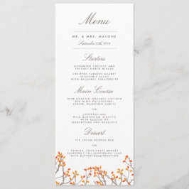 Blissful Branches Wedding Dinner Menu