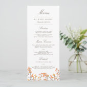 Blissful Branches Wedding Dinner Menu (Staand voorkant)