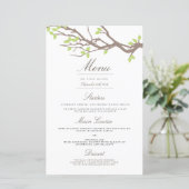 Blissful Branches Wedding Dinner Menu (Staand voorkant)
