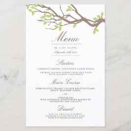 Blissful Branches Wedding Dinner Menu