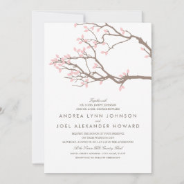 Blissful Branches Wedding Invitation Kaart