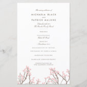 Blissful Branches Wedding Programme (Voorkant)