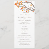 Blissful Branches Wedding Programme Programmakaart (Voorkant)