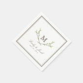 Blissful Branches Wedding Servetten (Hoek)