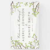Blissful Branches Wedding Spandoek (Verticaal)