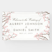 Blissful Branches Wedding Spandoek (Horizontaal)