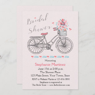 Blissful Bridal Bicycle Shower Kaart
