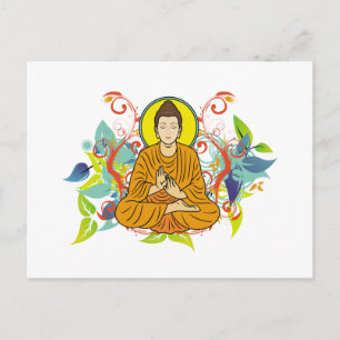 Blissful Buddha Briefkaart