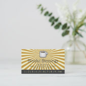 Blissful Burst met Logo Drink Punch Card Klantenkaartje (Staand voorkant)