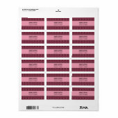 Blissful Chic-Adresetiketten Etiket (Full Sheet)