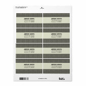Blissful Chic-labels Etiket (Full Sheet)