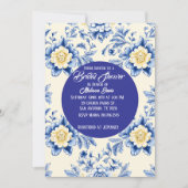 Blissful Chinoiserie Bridal Shower Invitation Kaart (Voorkant)