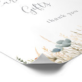 Blissful Colorful Boho Wildflower Cards and Gifts  Poster (Hoek)