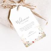 Blissful Colorful Boho Wildflower Wedding Welcome Cadeaulabel