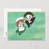 Blissful Days Briefkaart (Voorkant / Achterkant)