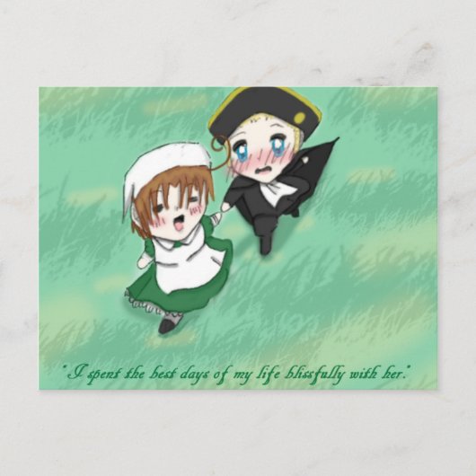 Blissful Days Briefkaart (Voorkant)