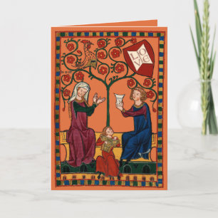 Blissful Family Feestdagen Kaart