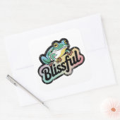 Blissful Frog Sticker - Schattigee en grappige kik (Envelop)