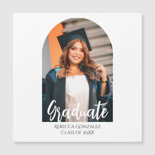 Blissful Graduation Invitation Card (Voorkant)