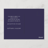 Blissful Graduation Invitation Card Briefkaart (Achterkant)