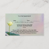 Blissful Soothing Spa Beauty Appointing Afsprakenkaartje (Achterkant)