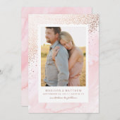 Blissful sparen de Mededeling van de Datum Save The Date (Voorkant / Achterkant)