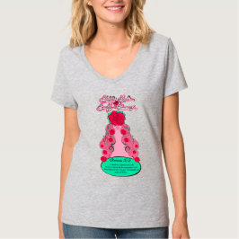 Blissfully Blessed and Blossoming - Blushing Rose T-shirt