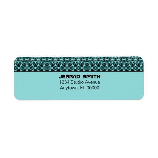 Blissully Chic Return Address Labels (Voorkant)