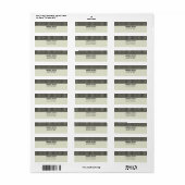 Blissully Chic Return Address Labels (Full Sheet)