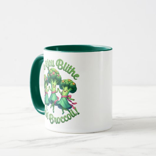 Blithe en Broccoli Mok (Voorkant links)